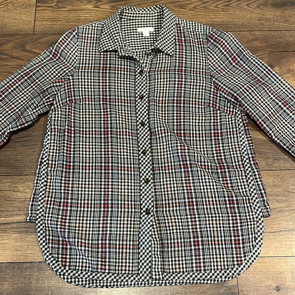 J.Jill flannel petite small - Picture 1 of 7